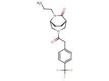 (1S*,5R*)-6-propyl-3-{[4-(trifluoromethyl)phenyl]acetyl}-3,6-diazabicyclo[3.2.2]nonan-7-one