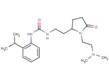 N-(2-{1-[2-(dimethylamino)ethyl]-5-oxopyrrolidin-2-yl}ethyl)-N'-(2-isopropylphenyl)urea