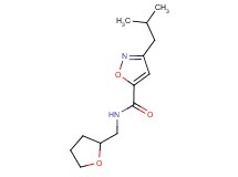 3-isobutyl-N-(tetrahydro-2-furanylmethyl)-5-isoxazolecarboxamide