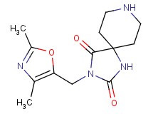 3-[(2,4-dimethyl-1,3-oxazol-5-yl)methyl]-1,3,8-triazaspiro[4.5]decane-2,4-dione