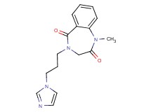 4-[3-(1H-imidazol-1-yl)propyl]-1-methyl-3,4-dihydro-1H-1,4-benzodiazepine-2,5-dione