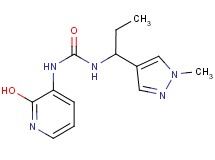 N-(2-hydroxypyridin-3-yl)-N'-[1-(1-methyl-1H-pyrazol-4-yl)propyl]urea