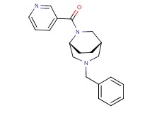 (1S*,5R*)-3-benzyl-6-(pyridin-3-ylcarbonyl)-3,6-diazabicyclo[3.2.2]nonane