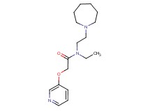 N-(2-azepan-1-ylethyl)-N-ethyl-2-(pyridin-3-yloxy)acetamide