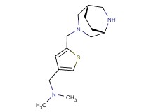 ({5-[(1S*,5S*)-3,6-diazabicyclo[3.2.2]non-3-ylmethyl]-3-thienyl}methyl)dimethylamine dihydrochloride