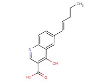 4-hydroxy-6-[(1E)-1-penten-1-yl]-3-quinolinecarboxylic acid