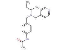 N-(4-{[sec-butyl(pyridin-4-ylmethyl)amino]methyl}phenyl)acetamide