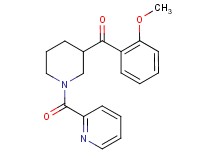 (2-methoxyphenyl)[1-(2-pyridinylcarbonyl)-3-piperidinyl]methanone