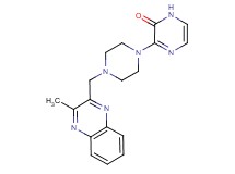 3-{4-[(3-methylquinoxalin-2-yl)methyl]piperazin-1-yl}pyrazin-2(1H)-one