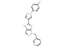 5-[1-(4-chlorophenyl)-1H-pyrazol-4-yl]-1-(pyridin-3-ylmethyl)-1,4-dihydroimidazo[4,5-c]pyrazole