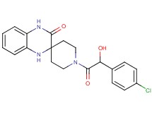 1-[(4-chlorophenyl)(hydroxy)acetyl]-1',4'-dihydro-3'H-spiro[piperidine-4,2'-quinoxalin]-3'-one