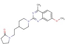 1-{2-[1-(7-methoxy-4-methylquinazolin-2-yl)piperidin-4-yl]ethyl}pyrrolidin-2-one
