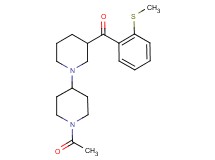 (1'-acetyl-1,4'-bipiperidin-3-yl)[2-(methylthio)phenyl]methanone