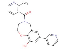 4-[(2-methylpyridin-3-yl)carbonyl]-7-pyridin-3-yl-2,3,4,5-tetrahydro-1,4-benzoxazepin-9-ol