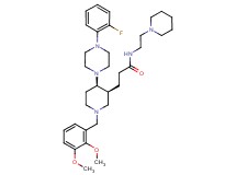 3-{(3S*,4R*)-1-(2,3-dimethoxybenzyl)-4-[4-(2-fluorophenyl)-1-piperazinyl]-3-piperidinyl}-N-[2-(1-piperidinyl)ethyl]propanamide