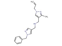 1-(1-allyl-3-methyl-1H-pyrazol-4-yl)-N-[(1-benzyl-1H-pyrazol-4-yl)methyl]methanamine