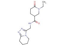 1-ethyl-6-oxo-N-(5,6,7,8-tetrahydro[1,2,4]triazolo[4,3-a]pyridin-3-ylmethyl)-3-piperidinecarboxamide