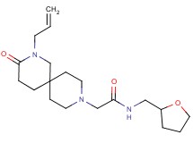 2-(2-allyl-3-oxo-2,9-diazaspiro[5.5]undec-9-yl)-N-(tetrahydro-2-furanylmethyl)acetamide