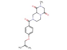 2-methyl-8-{4-[(2-methylprop-2-en-1-yl)oxy]benzoyl}tetrahydro-2H-pyrazino[1,2-a]pyrazine-1,4(3H,6H)-dione