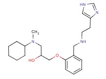 1-[cyclohexyl(methyl)amino]-3-[2-({[2-(1H-imidazol-4-yl)ethyl]amino}methyl)phenoxy]-2-propanol