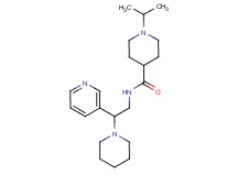 1-isopropyl-N-[2-(1-piperidinyl)-2-(3-pyridinyl)ethyl]-4-piperidinecarboxamide