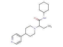 N-cyclohexyl-2-(4-pyridin-4-ylpiperidin-1-yl)butanamide