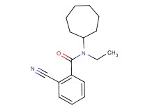 2-cyano-N-cycloheptyl-N-ethylbenzamide