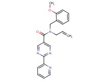 N-allyl-N-(2-methoxybenzyl)-2-pyridin-2-ylpyrimidine-5-carboxamide
