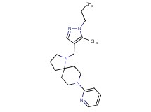 1-[(5-methyl-1-propyl-1H-pyrazol-4-yl)methyl]-8-(2-pyridinyl)-1,8-diazaspiro[4.5]decane