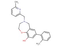 7-(2-methylphenyl)-4-[(6-methylpyridin-2-yl)methyl]-2,3,4,5-tetrahydro-1,4-benzoxazepin-9-ol