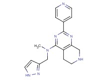 N-methyl-N-(1H-pyrazol-3-ylmethyl)-2-pyridin-4-yl-5,6,7,8-tetrahydropyrido[3,4-d]pyrimidin-4-amine