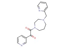 2-oxo-1-pyridin-3-yl-2-[4-(pyridin-2-ylmethyl)-1,4-diazepan-1-yl]ethanone