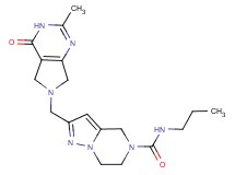 2-[(2-methyl-4-oxo-3,4,5,7-tetrahydro-6H-pyrrolo[3,4-d]pyrimidin-6-yl)methyl]-N-propyl-6,7-dihydropyrazolo[1,5-a]pyrazine-5(4H)-carboxamide