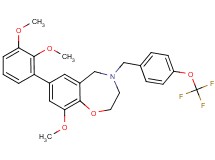 7-(2,3-dimethoxyphenyl)-9-methoxy-4-[4-(trifluoromethoxy)benzyl]-2,3,4,5-tetrahydro-1,4-benzoxazepine