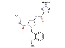 (4R)-N-ethyl-1-(2-methoxybenzyl)-4-[(1H-pyrazol-3-ylcarbonyl)amino]-L-prolinamide