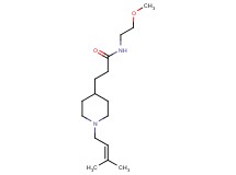N-(2-methoxyethyl)-3-[1-(3-methyl-2-buten-1-yl)-4-piperidinyl]propanamide