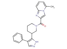 5-methyl-2-{[3-(4-phenyl-1H-pyrazol-5-yl)piperidin-1-yl]carbonyl}imidazo[1,2-a]pyridine