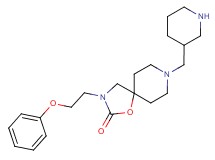 3-(2-phenoxyethyl)-8-(3-piperidinylmethyl)-1-oxa-3,8-diazaspiro[4.5]decan-2-one dihydrochloride