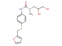 N-(2,3-dihydroxypropyl)-N'-{4-[(2-furylmethyl)thio]phenyl}-N-methylurea