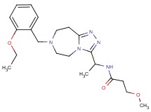 N-{1-[7-(2-ethoxybenzyl)-6,7,8,9-tetrahydro-5H-[1,2,4]triazolo[4,3-d][1,4]diazepin-3-yl]ethyl}-3-methoxypropanamide