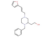 2-{1-benzyl-4-[(2E)-3-(2-furyl)-2-propen-1-yl]-2-piperazinyl}ethanol