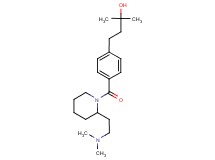 4-[4-({2-[2-(dimethylamino)ethyl]-1-piperidinyl}carbonyl)phenyl]-2-methyl-2-butanol