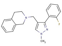 2-{[3-(2-fluorophenyl)-1-methyl-1H-pyrazol-4-yl]methyl}-1,2,3,4-tetrahydroisoquinoline