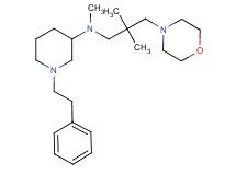N-[2,2-dimethyl-3-(4-morpholinyl)propyl]-N-methyl-1-(2-phenylethyl)-3-piperidinamine