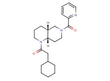 (4aR*,8aS*)-1-(cyclohexylacetyl)-6-(2-pyridinylcarbonyl)decahydro-1,6-naphthyridine