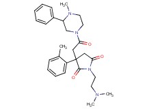 1-[2-(dimethylamino)ethyl]-3-(2-methylphenyl)-3-[2-(4-methyl-3-phenyl-1-piperazinyl)-2-oxoethyl]-2,5-pyrrolidinedione