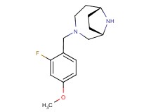 rel-(1S,6R)-3-(2-fluoro-4-methoxybenzyl)-3,9-diazabicyclo[4.2.1]nonane dihydrochloride