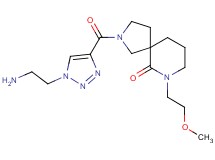 2-{[1-(2-aminoethyl)-1H-1,2,3-triazol-4-yl]carbonyl}-7-(2-methoxyethyl)-2,7-diazaspiro[4.5]decan-6-one hydrochloride