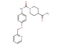 N~1~-[4-(pyridin-2-ylmethoxy)phenyl]piperidine-1,4-dicarboxamide