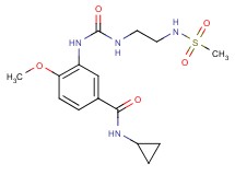 N-cyclopropyl-4-methoxy-3-{[({2-[(methylsulfonyl)amino]ethyl}amino)carbonyl]amino}benzamide